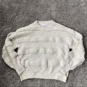 Pink Lily Cream Sweater Size M